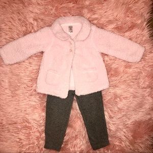 Carter’s Sherpa 2 pc jacket & legging set